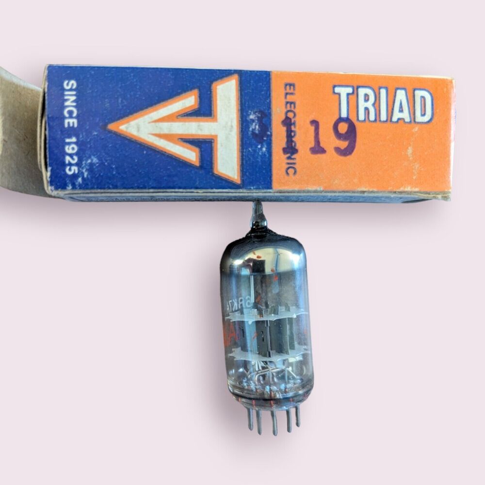 6BK7 NOS Triad Amplifier Radio Audio Vintage Electron Vacuum Tube TV Amp 9 Pin
